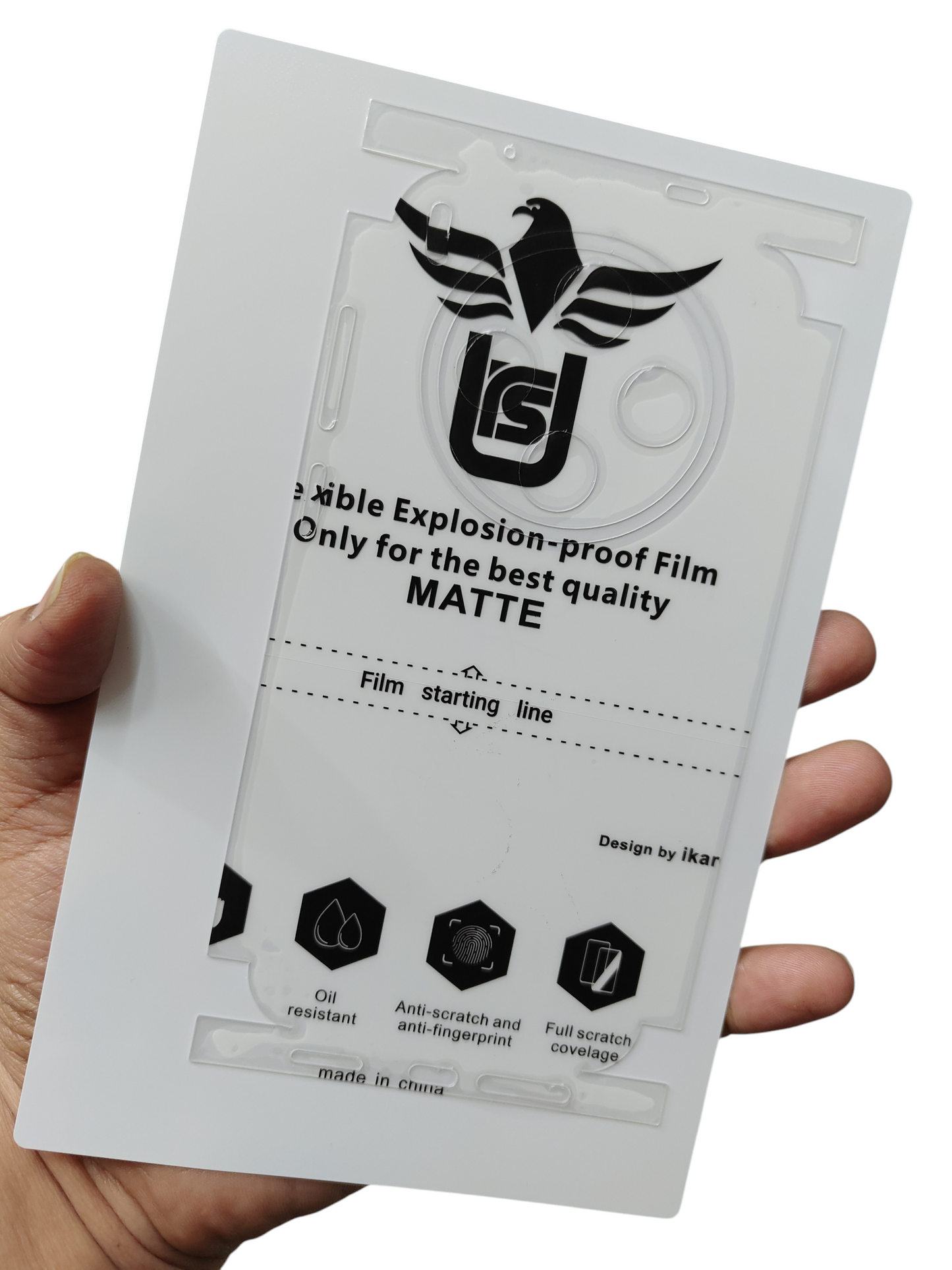 Vivo X300 5G Matte & Glossy Finish Back Lamination Membrane Protector Protection Guard - Royal Star