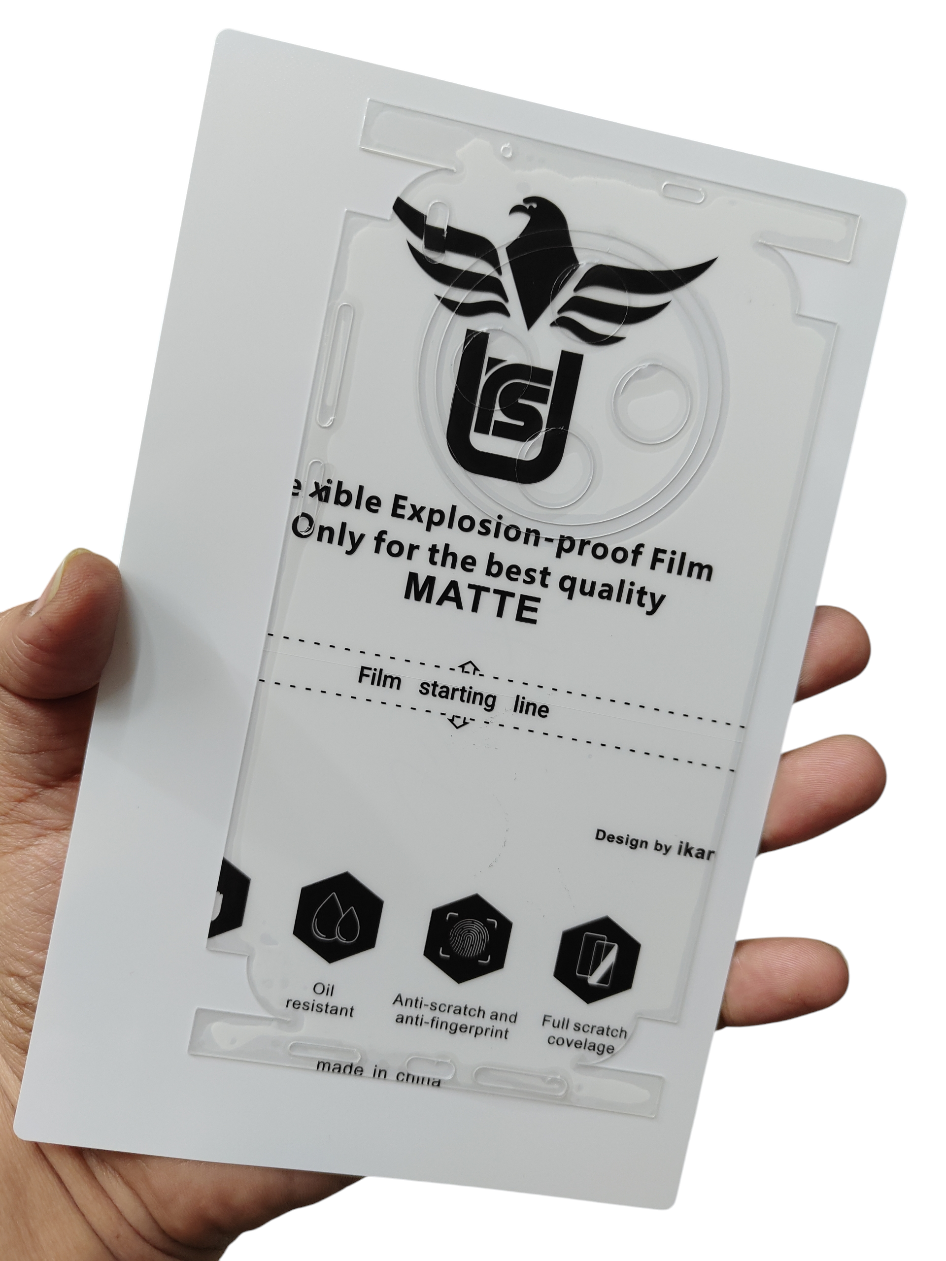 Vivo X300 5G Matte & Glossy Finish Back Lamination Membrane Protector Protection Guard - Royal Star