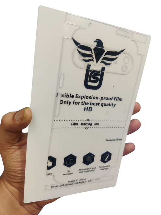 Google Pixel 9 Pro XL Matte & Glossy Finish Back Lamination Membrane Protector Protection Guard