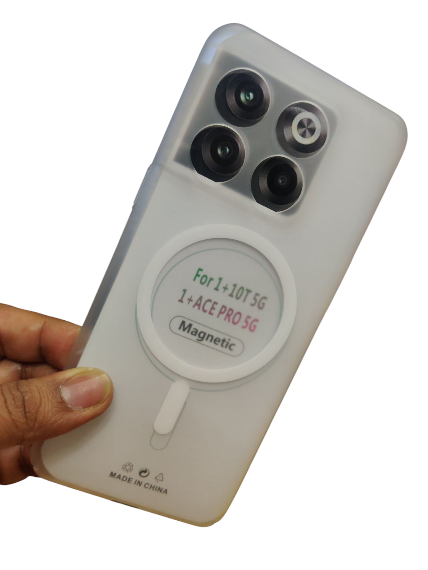 OnePlus 10T 5G Premium Quality Magsafe Matte Hard Plastic Back Cover Case - Royal Star