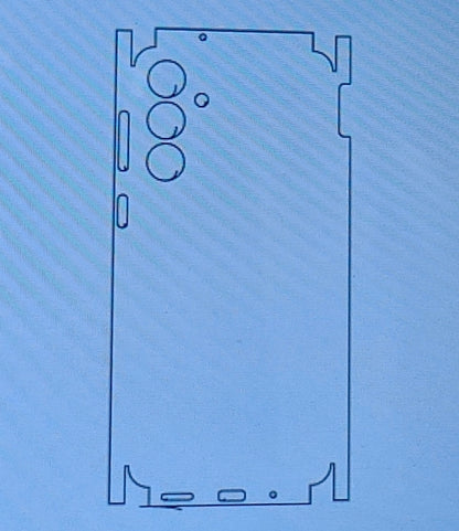 Samsung Galaxy M55s 5G Matte & Glossy Finish Back Lamination Membrane Protector Protection Guard - Royal Star
