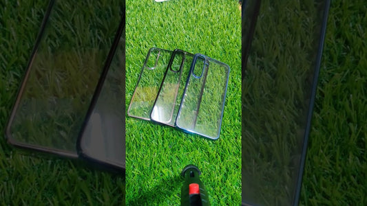 Samsung Galaxy S24 Fe 5G Premium Quality Hard Plastic Transparent Side Chrome Back Cover Case