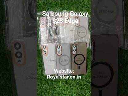 Samsung Galaxy S25 Edge 5G Royal Star Premium Quality Magsafe Matte Hard Plastic Back Cover Case