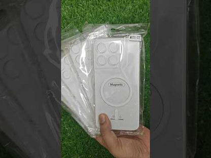 Motorola Moto G37 5G Anti Yellow Premium Quality Magsafe Crystal Clear Hard Plastic Back Cover Case