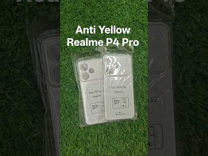 Realme P4 Pro 5G Anti Yellow Premium Quality Magsafe Crystal Clear Hard Plastic Back Cover Case