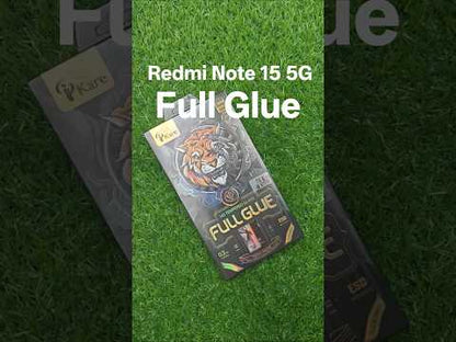 Xiaomi Redmi Note 15 5G Full Glue Curved Tempered Glass Screen Protector Guard