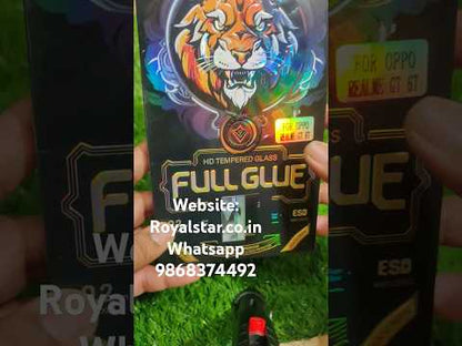Full Glue Curved Tempered Glass Screen Protector Guard for Realme GT6 / GT 6