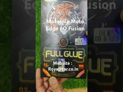 Motorola Moto Edge 60 Fusion Full Glue Curved Tempered Glass Screen Protector Guard