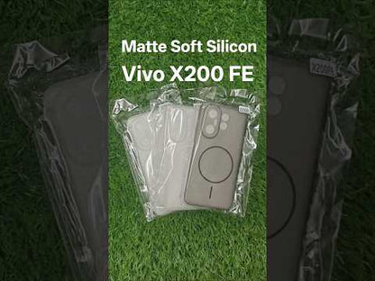 Vivo X200FE / Vivo X200 FE 5G Premium Quality Matte Silicon Soft Back Cover Case ( No Magsafe, Only Design )