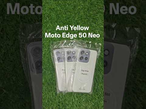 Motorola Moto Edge 50 Neo 5G Anti Yellow Premium Magsafe Crystal Clear Hard Plastic Back Cover Case
