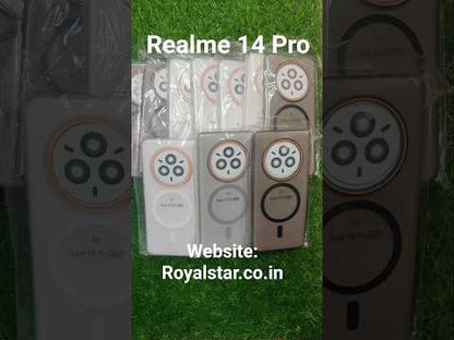 Realme 14 Pro / Realme14 Pro 5G Royal Star Premium Quality Magsafe Matte Hard Plastic Back Cover Case