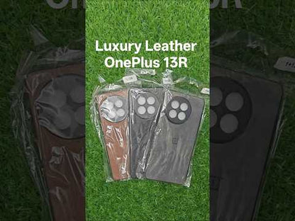 OnePlus 13R 5G Luxury Leather ( Side Soft, Back Hard ) Premium Quality Back Cover Case