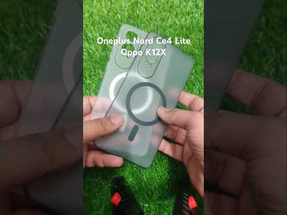 OnePlus Nord Ce4 Lite / Nord Ce 4 Lite 5G Premium Quality Magsafe Matte Hard Plastic Back Cover Case