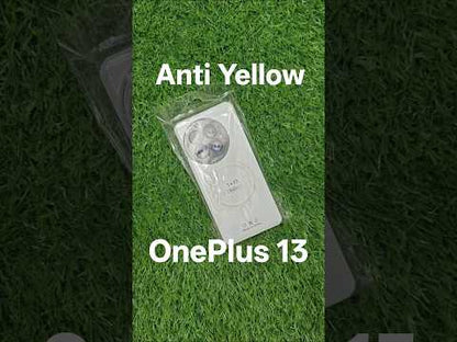 OnePlus 13 5G Anti Yellow Premium Quality Magsafe Crystal Clear Hard Plastic Back Cover Case