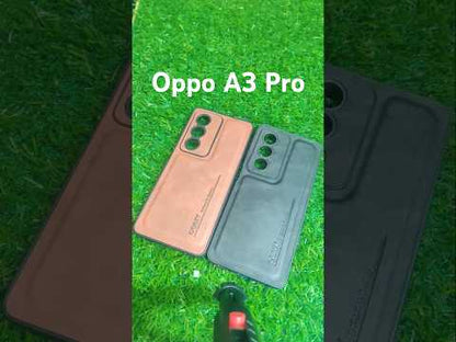 Oppo A3 Pro 5G Premium Quality Silicon Leather Back Cover Case
