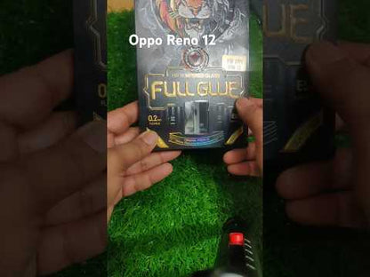 Full Glue Curved Tempered Glass Screen Protector Guard for Oppo Reno 12