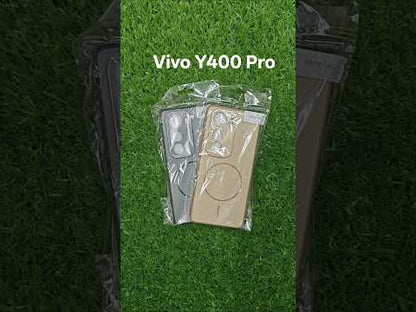 Vivo Y400 Pro 5G Premium Quality Grip Design ( Side Soft, Back Hard ) Back Cover Case ( No Magsafe, Only Design)