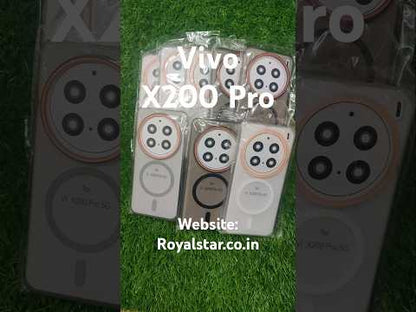 Vivo X200 Pro Royal Star Premium Quality Magsafe Matte Hard Plastic Back Cover Case