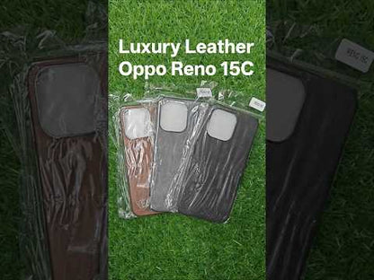 Oppo Reno 15C / Reno15C 5G Luxury Leather ( Side Soft, Back Hard ) Premium Quality Back Cover Case