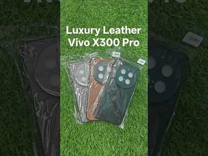 Vivo X300 Pro 5G Luxury Leather ( Side Soft, Back Hard ) Premium Quality Back Cover Case
