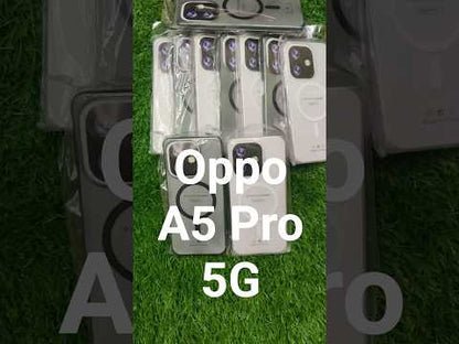 Oppo A5 Pro 5G Premium Quality Magsafe Matte Hard Plastic Back Cover Case