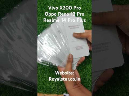 Vivo X200 Pro / Y300 pro / Reno 13 Pro / Realme 14 Pro Plus Matte Finish Front Membrane Screen Scratch Protector Guard