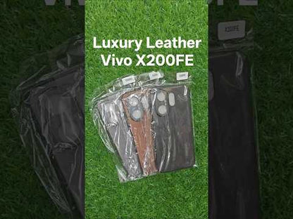 Vivo X200FE / X200 FE 5G Luxury Leather ( Side Soft, Back Hard ) Premium Quality Back Cover Case