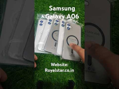 Samsung Galaxy A06 Premium Quality Magsafe Matte Hard Plastic Back Cover Case