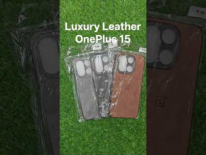 OnePlus 15 5G / OnePlus15 5G Luxury Leather ( Side Soft, Back Hard ) Premium Quality Back Cover Case