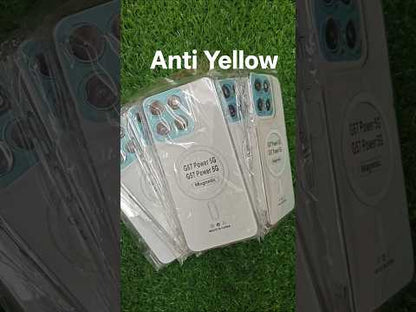 Motorola Moto G67 Power / G 67 Power / G57 / G 57 Power 5G Anti Yellow Premium Quality Magsafe Crystal Clear Hard Plastic Back Cover Case