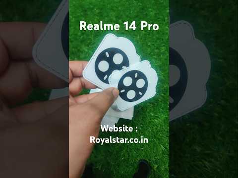Realme 14 Pro Royal Star 3D 9H Mobile Camera Protection Glass Guard Protector (Pack of 2)