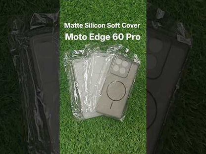 Motorola Moto Edge 60 Pro 5G Premium Quality Matte Silicon Soft Back Cover Case ( No Magsafe, Only Design )