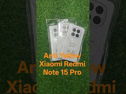 Xiaomi Redmi Note 15 Pro 5G Anti Yellow Premium Quality Magsafe Crystal Clear Hard Plastic Back Cover Case