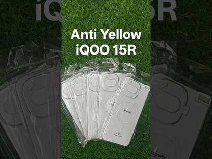 iQOO 15R 5G / iQOO15R 5G Anti Yellow Premium Magsafe Crystal Clear Hard Plastic Back Cover Case