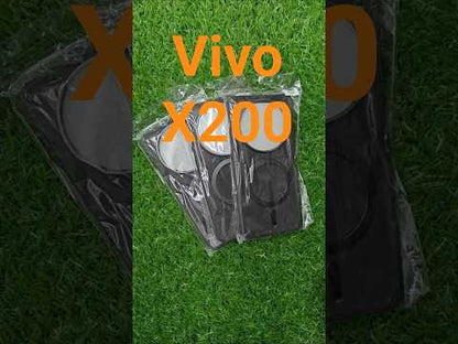 Vivo X200 5G Magsafe Premium Quality Leather ( Side Soft, Back Hard ) Back Cover Case