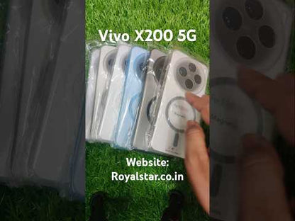 Vivo X200 5G Premium Quality Magsafe Matte Hard Plastic Back Cover Case