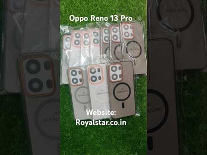 Oppo Reno 13 Pro / Reno13 Pro 5g Royal Star Premium Quality Magsafe Matte Hard Plastic Back Cover Case