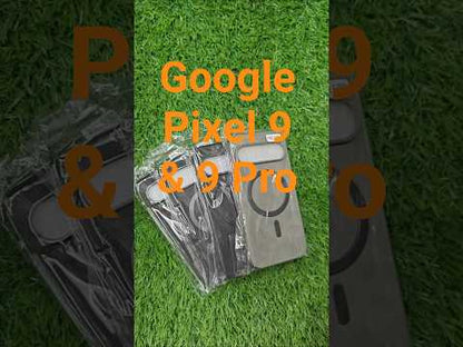 Google Pixel 9 / Pixel 9 Pro 5G Magsafe Premium Quality Leather ( Side Soft, Back Hard ) Back Cover Case