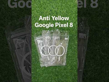 Google Pixel 8 5G Anti Yellow Premium Quality Magsafe Crystal Clear Hard Plastic Back Cover Case