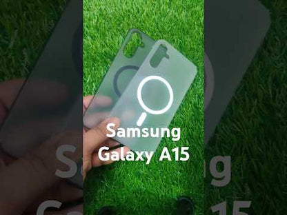 Samsung Galaxy A15 4G / 5G Premium Quality Magsafe Matte Hard Plastic Back Cover Case