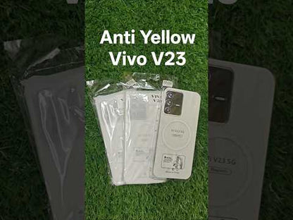 Anti Yellow Back Cover for Vivo V23 5G | Clear Case No Yellowing | Magsafe