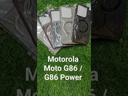 Motorola Moto G86 / Moto G86 Power 5G Magsafe Premium Quality Leather ( Side Soft, Back Hard ) Back Cover Case