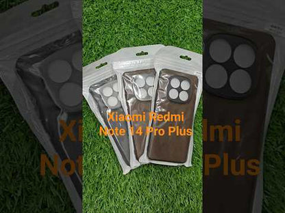 Xiaomi Redmi Note 14 Pro Plus Luxury Leather ( Side Soft, Back Hard ) Back Cover Case