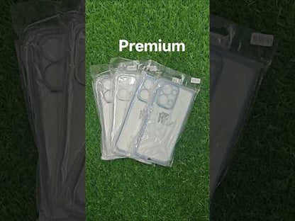 Anti Yellow With Side Chrome Oppo Reno 13 / Reno13 5G Premium Quality Hard Plastic Transparent Back Cover Case