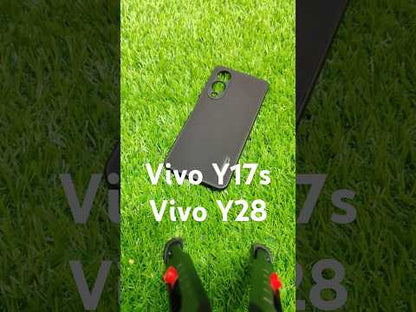 Vivo Y17s / Vivo Y28 Premium Quality Silicon Soft Frosted Dotted Back Cover Case
