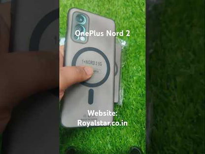 OnePlus Nord 2 5G Premium Quality Magsafe Matte Hard Plastic Back Cover Case