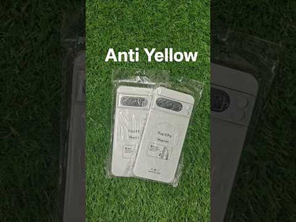 Google Pixel 8 Pro 5G Anti Yellow Premium Magsafe Crystal Clear Hard Plastic Back Cover Case