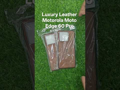 Motorola Moto Edge 60 Pro 5G Luxury Leather ( Side Soft, Back Hard ) Premium Quality Back Cover Case