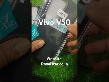 Vivo V50 5G Premium Quality Silicon Soft Frosted Dotted Back Cover Case
