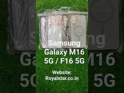 Samsung Galaxy M16 / F16 5G Royal Star Premium Quality Magsafe Matte Hard Plastic Back Cover Case